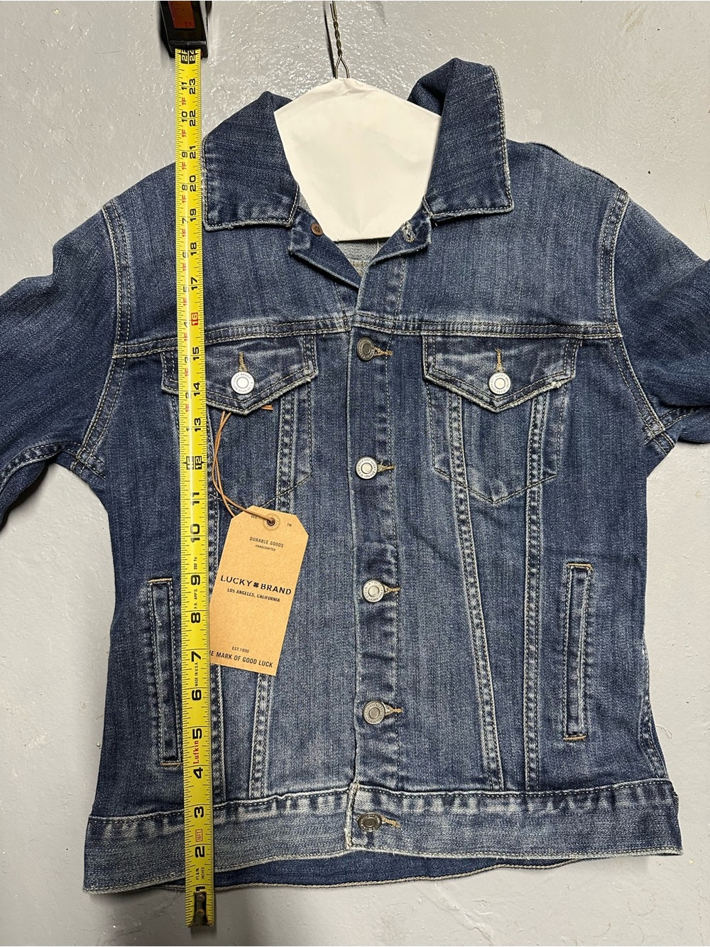 NWT Lucky Brand Blue Denim Jacket - Picture 6 of 6